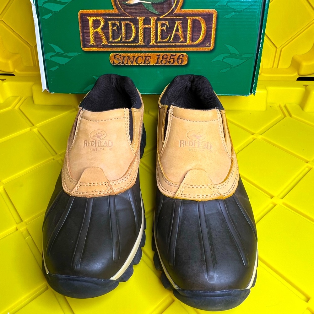 Men’s (or women’s) Redhead Twin-Gore Low Cut Rain Slip Ons Size 8